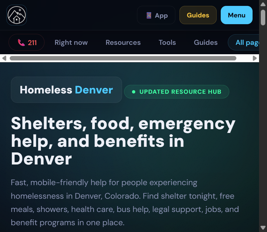 HomelessDenver.com